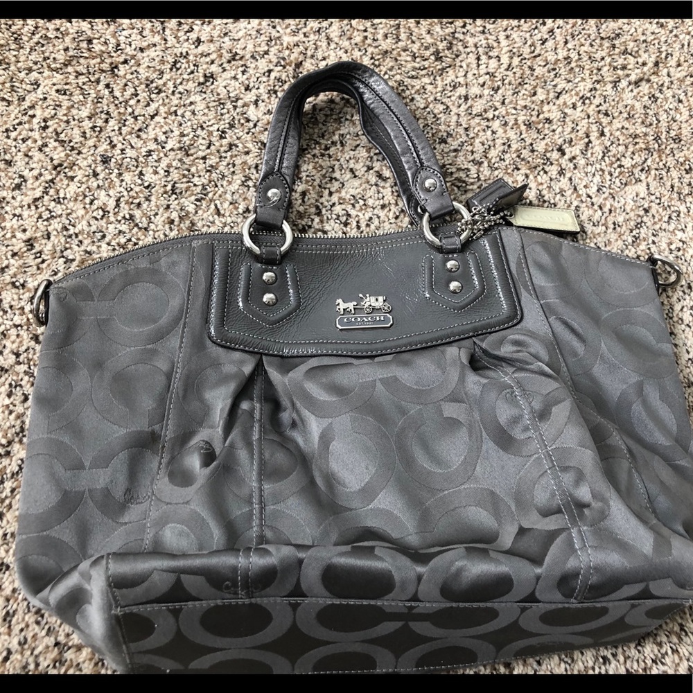 Coach Grey Large Tote